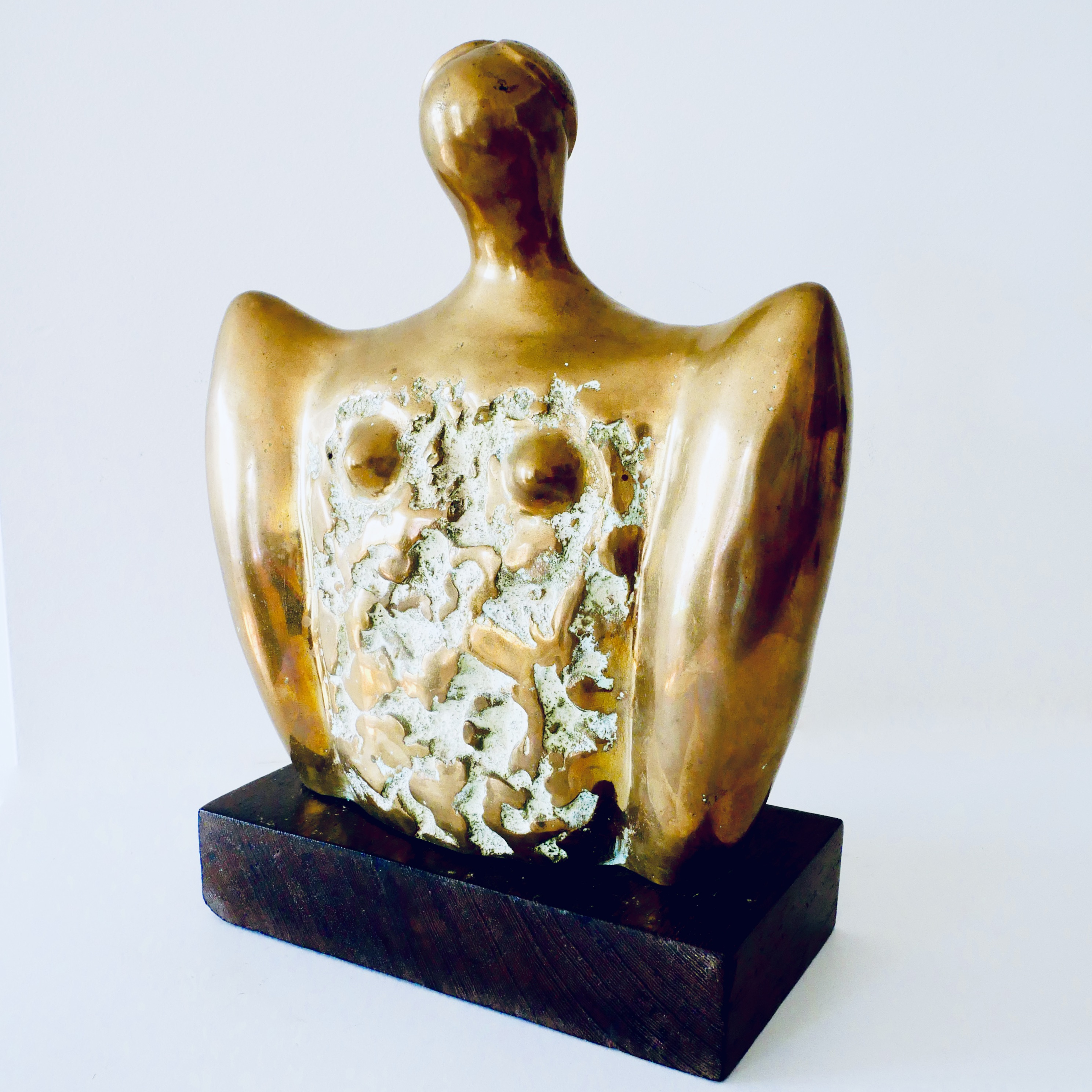 Buste de Femme en Bronze, Ecole de Kinshasa, Zaire - 4