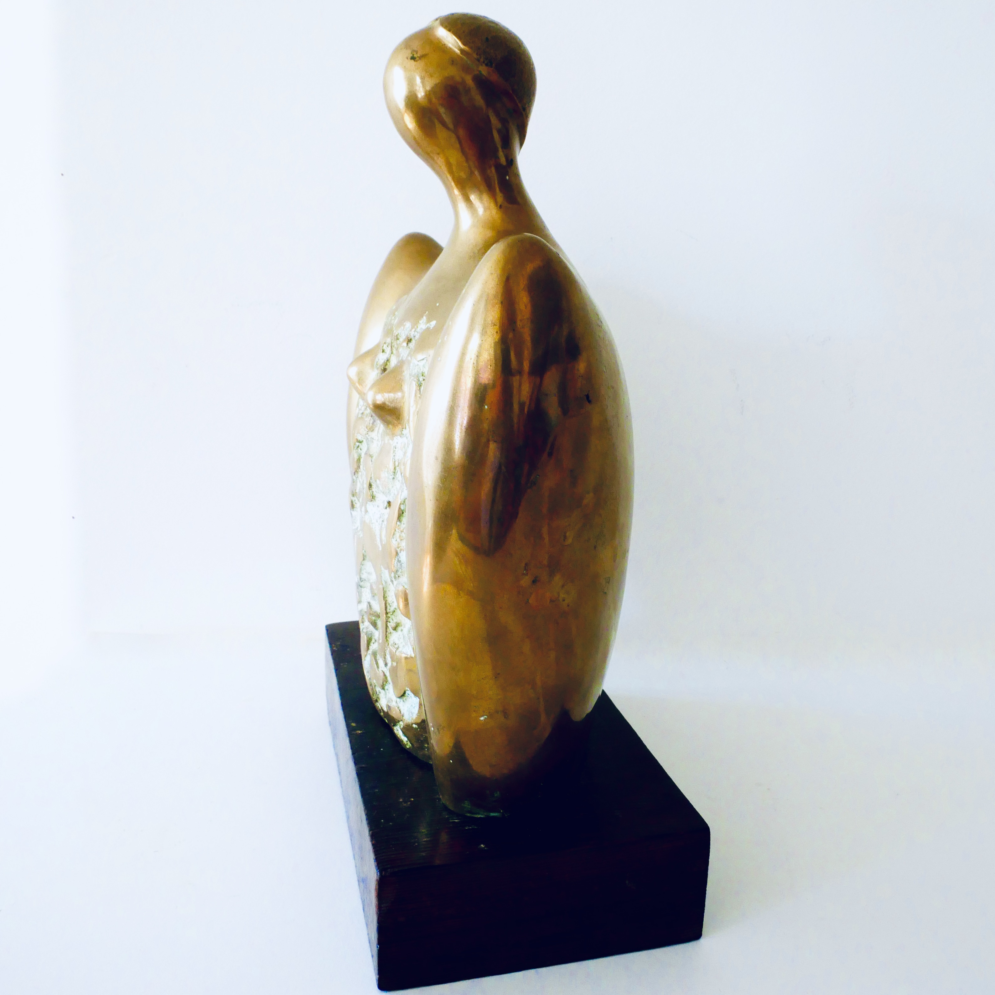 Buste de Femme en Bronze, Ecole de Kinshasa, Zaire - 5