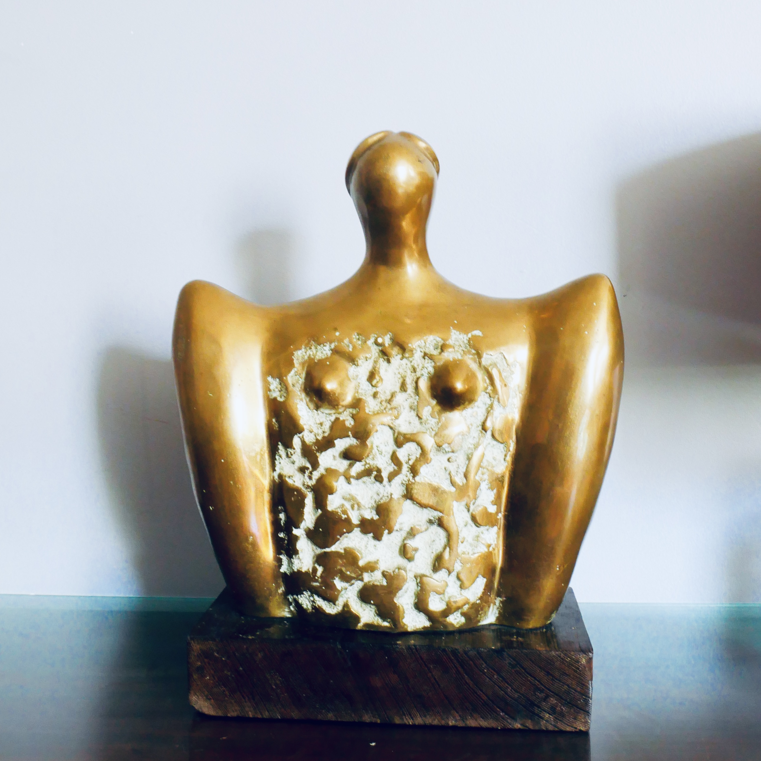 Buste de Femme en Bronze, Ecole de Kinshasa, Zaire - 8