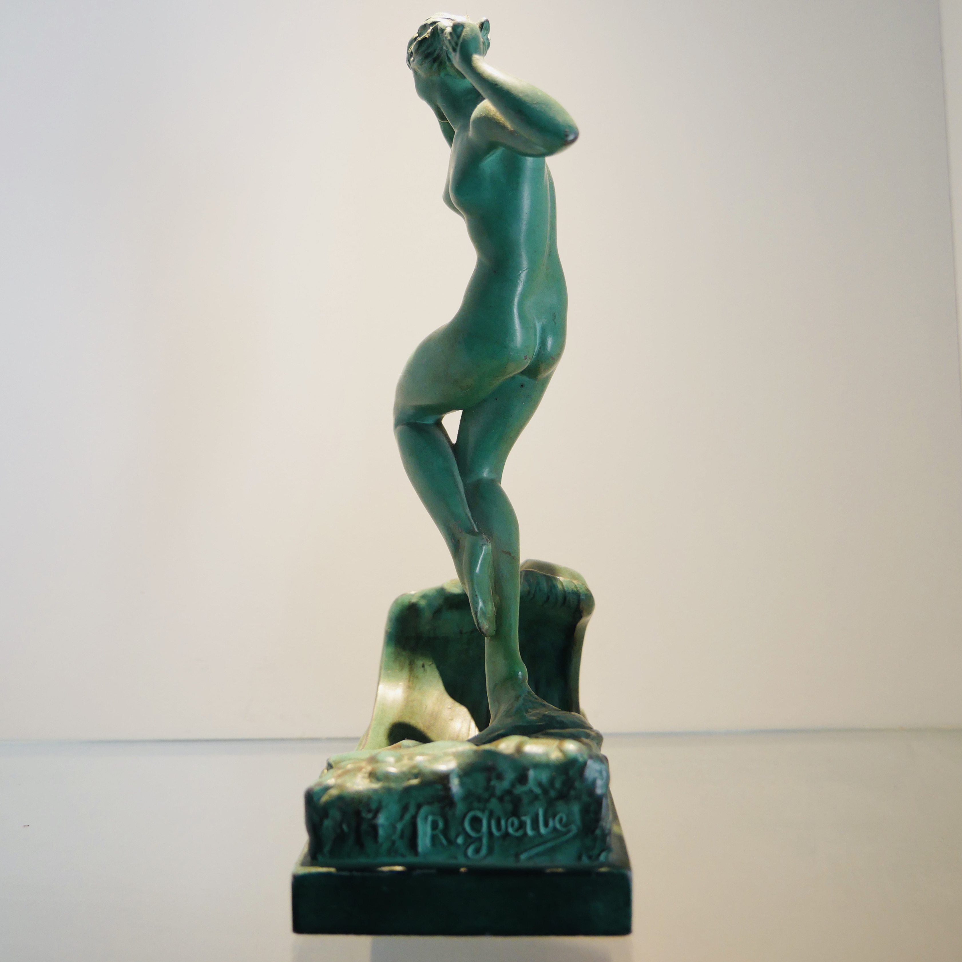 Statuette Art Deco, “La Vague”, Guerbe / Le Verrier - 4
